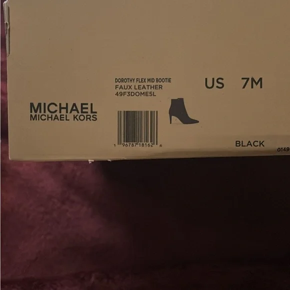 Michael Kors Sleek Black Ankle Booties - Picture 3 of 4